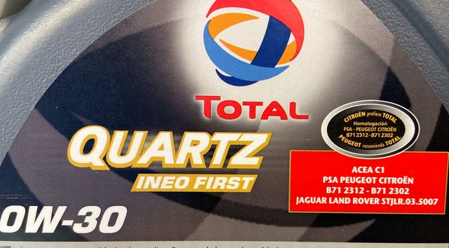 5L TOTAL QUARTZ INEO FIRST 0W-30