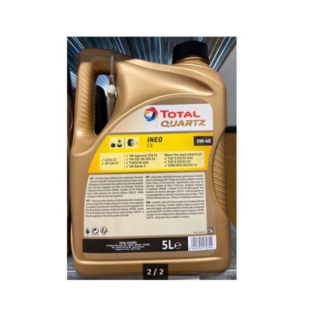 5L TOTAL QUARTZ INEO C3 5W-40