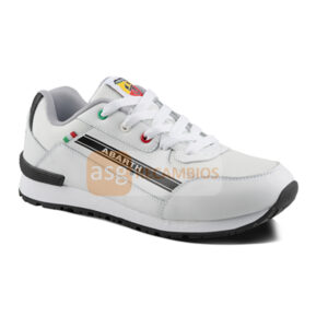 ZAPATO ABARTH SUEDE COMPETIZIONE WHITE