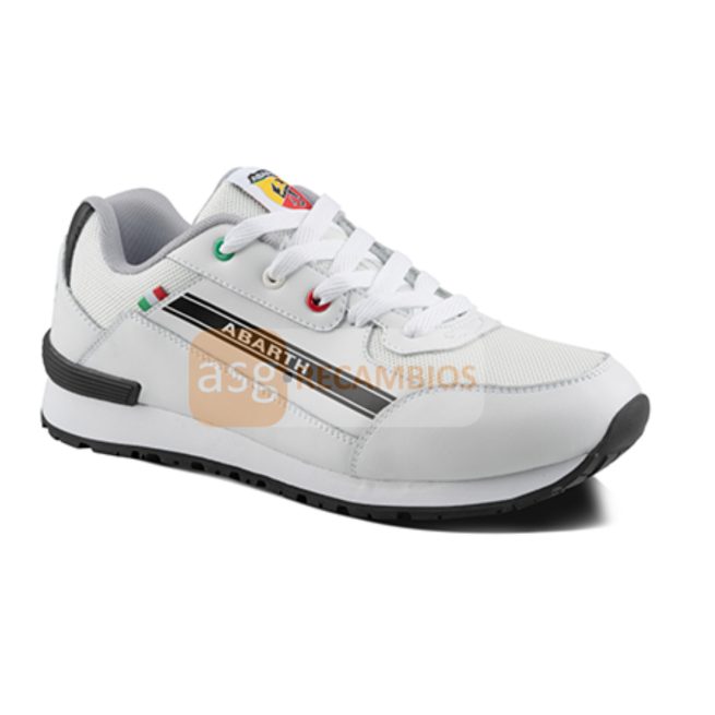 ZAPATO ABARTH SUEDE COMPETIZIONE WHITE