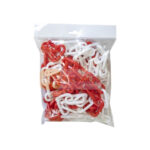 CADENA PLASTICO BLANCO/ROJO BRIXO