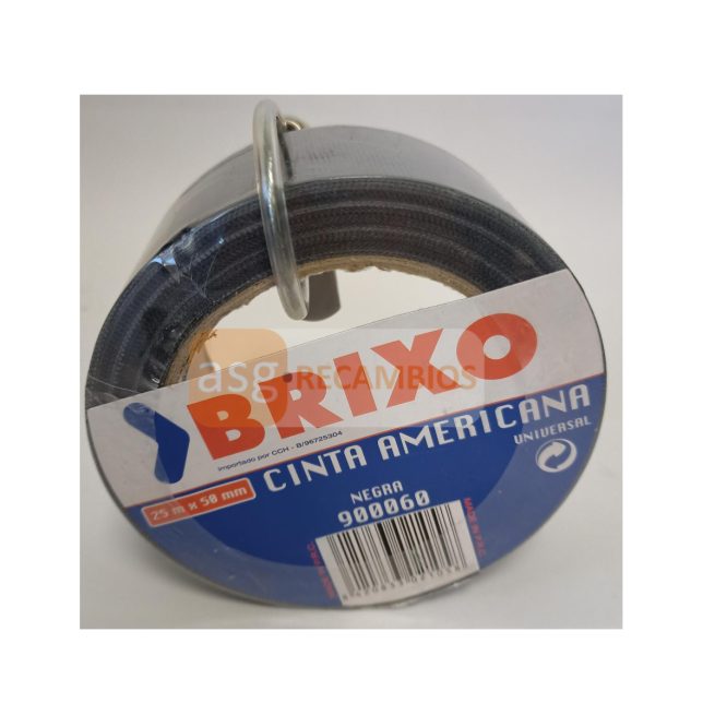 CINTA AMERICANA BRIXO NEGRO 25X50
