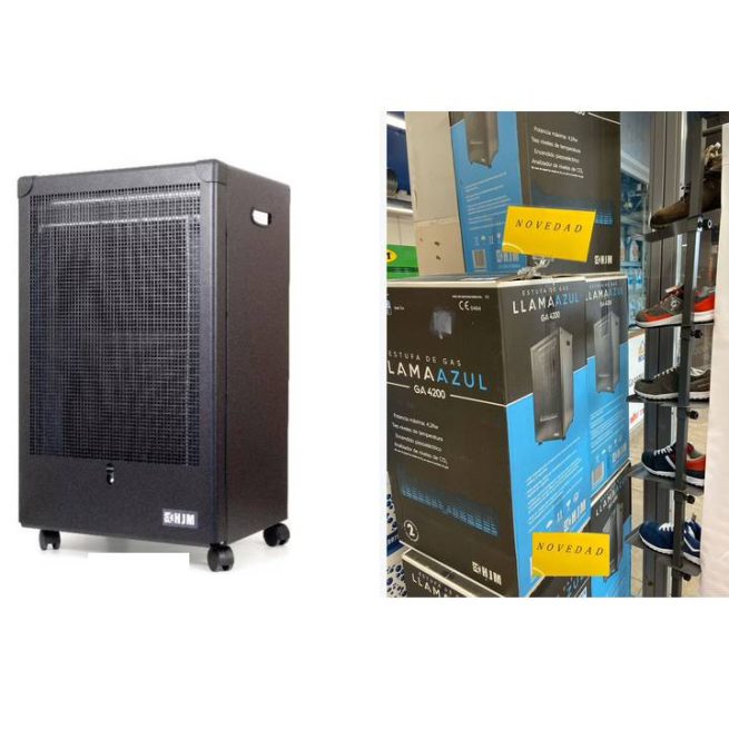 ESTUFA DE GAS GA-4200 LLAMA AZUL HJM