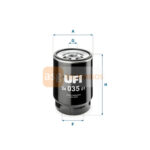 FILTRO COMBUSTIBLE UFI 24 035 01