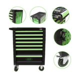 CARRO CON HERRAMIENTAS 7 CAJONES VERDE JBM