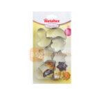 JUEGO 6 CORTAPASTAS METALTEX