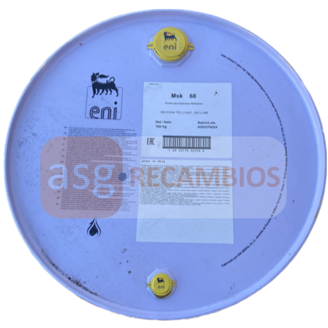BIDON 200L ENI MSK HLP 46 / 68 HIDRAULICO