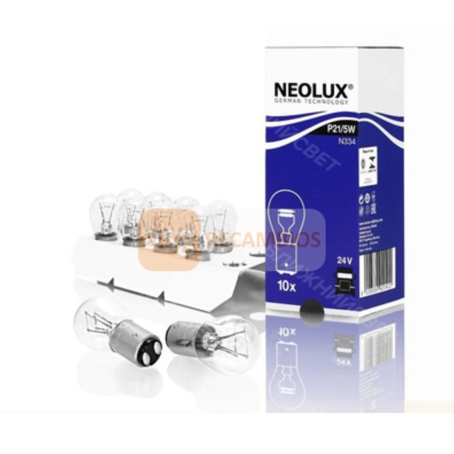 NEOLUX P21/5W N334 PACK 10 BOMBILLAS