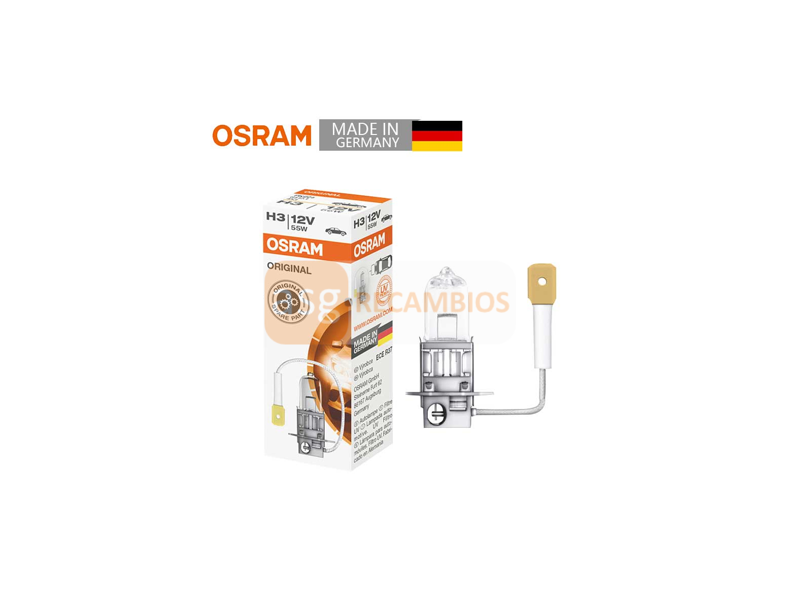 OSRAM LED Bulb 12V 67219CW – High Beam, Low Beam, Fog Light Replacement