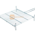 PARRILLA DOBLE CON PIES 45x45CM