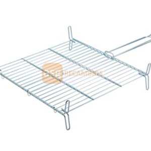 PARRILLA DOBLE CON PIES 45x45CM