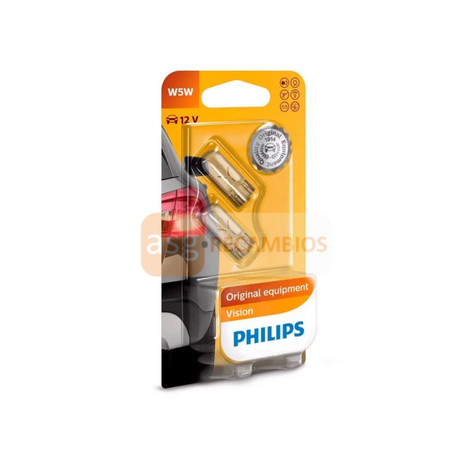 PHILIPS W5W 12V BOMBILLA