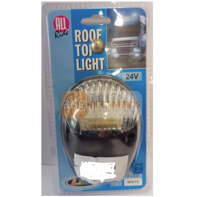 PILOTO 6 LED WHITE 24V ALLRIDE