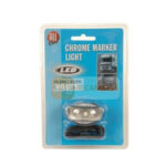 PILOTO CROMADO 24V 2LED WHITE