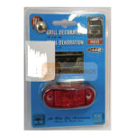 PILOTO DECO FRONTAL 24V 2LED RED