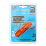 PILOTO DECO FRONTAL 24V 6LED AMBER