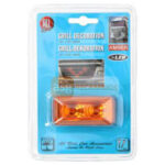PILOTO DECO FRONTAL 2LED AMBAR