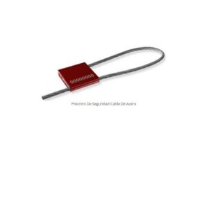10 PRECINTO DE SEGURIDAD CABLE DE ACERO
