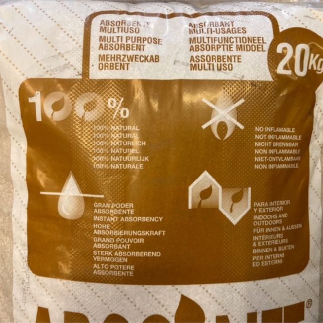 SACO 20KG SEPIOLITA ABSORBENTE POLVO