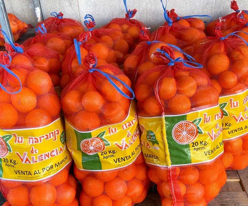 SACO NARANJAS DE VALENCIA 20KG