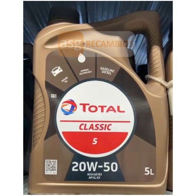 TOTAL CLASSIC 20W50 5L