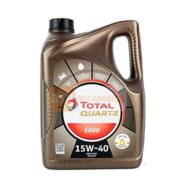 TOTAL QUARTZ 5000 15W40 5L