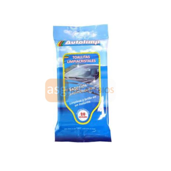 TOALLITAS LIMPIACRISTIALES ANTIMOSQUITOS