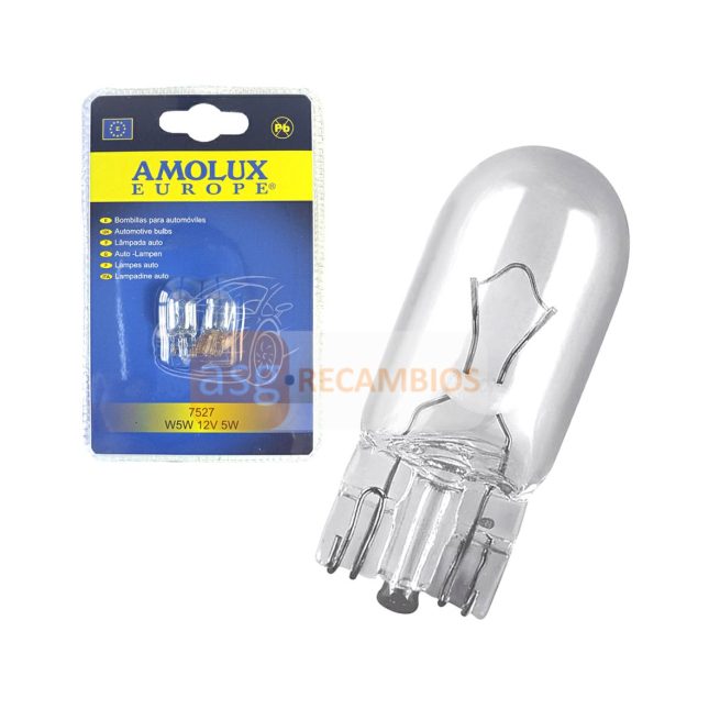 AMOLUX W5W 12V 5W BOMBILLA
