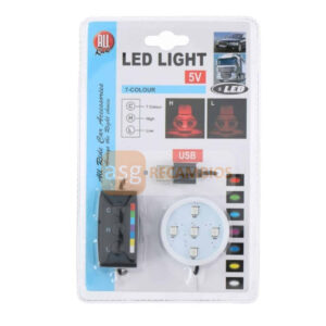 BASE TURBO 5 LED RED LIGHT