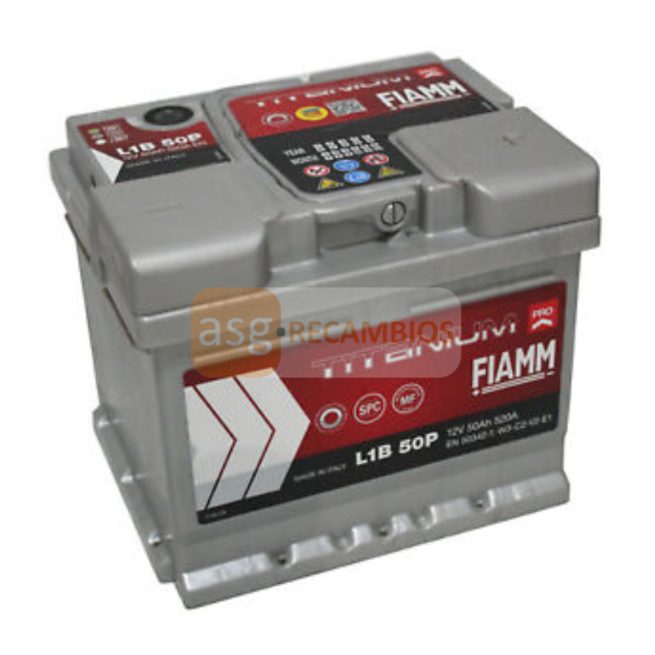 BATERÍA TITANIUM L1B 50P 12v 50ah 520a en