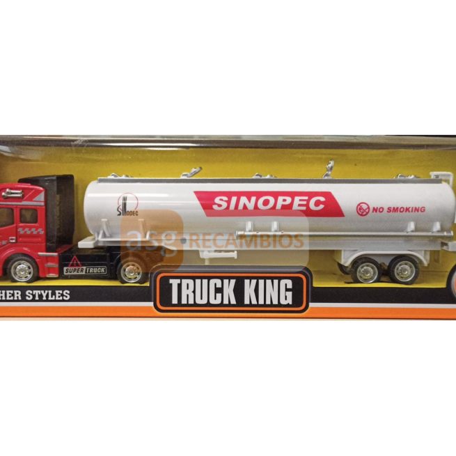 CAMIÓN METAL RETRO TRAILER SINOPEC