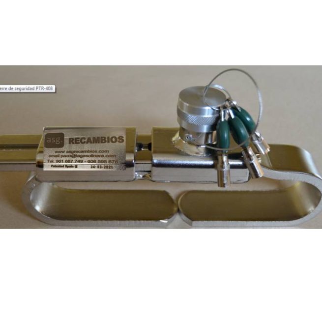 CANDADO SEGURIDAD PTR-408 INOXIDABLE