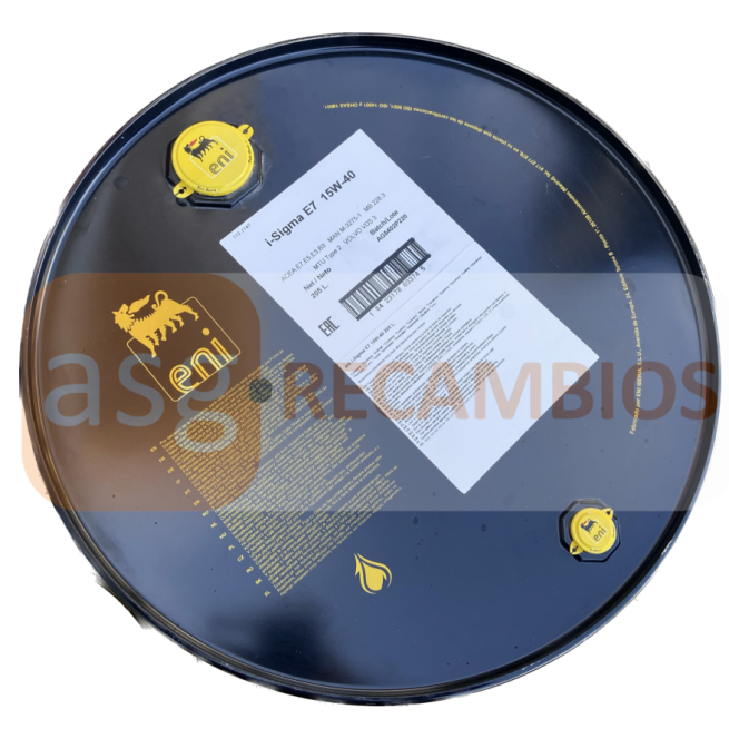 BIDON 205L ENI I-SIGMA PERFORMANCE E7 15W-40