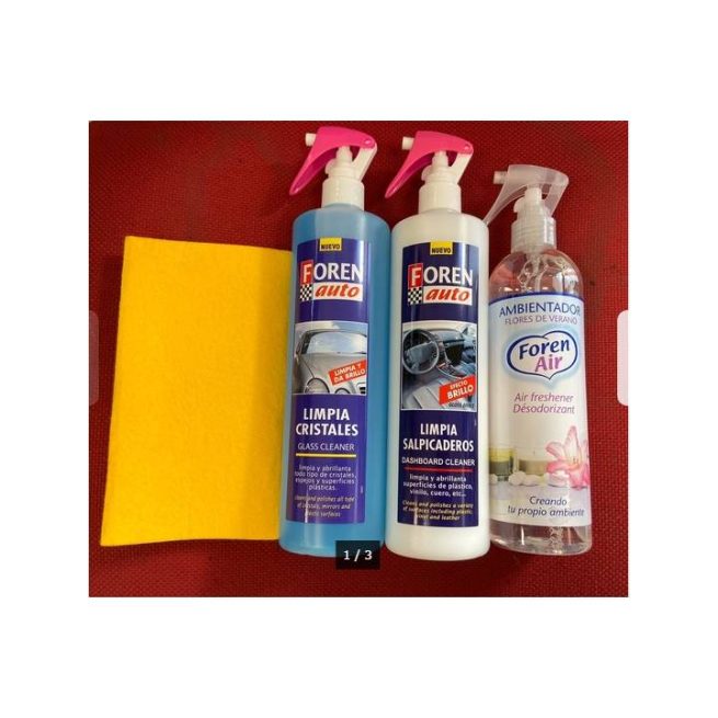 Pack limpieza interiores