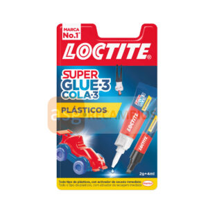 SUPER GLUE-3 LOCTITE PLÁSTICOS