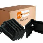 CANTONERA NEGRA DE PROTECCIÓN | PACK 25