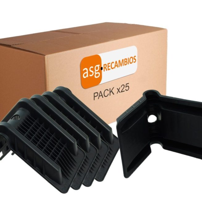 CANTONERA NEGRA DE PROTECCIÓN | PACK 25