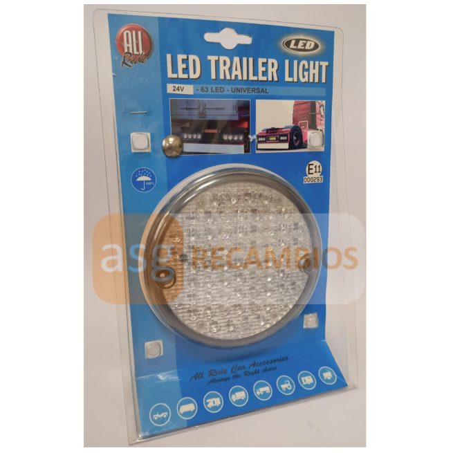 PILOTO 63 LED 24V BLANCO