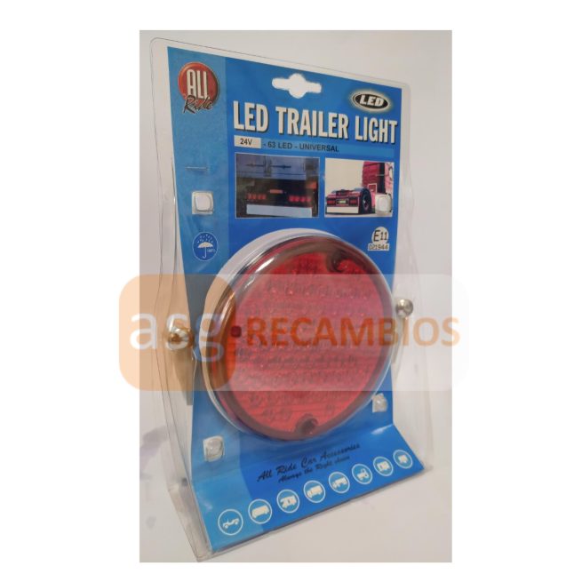 PILOTO 63 LED 24V ROJO