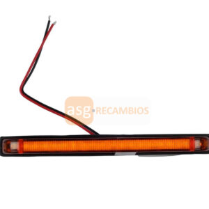 PILOTO RECT NARANJA 18 LED