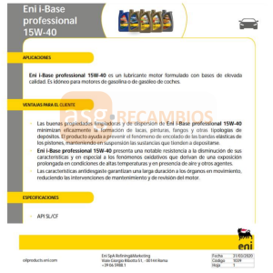 ENI I BASE 15W40 5