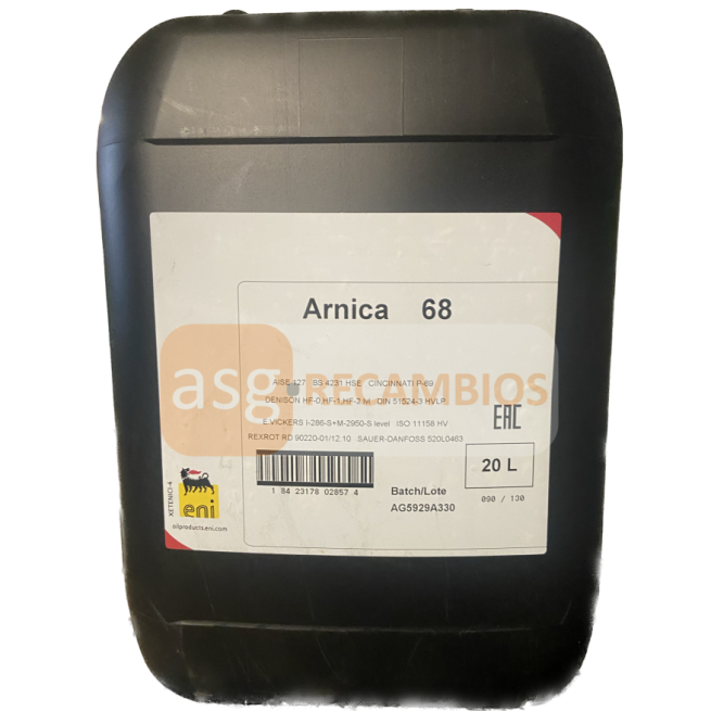 ACEITE HIDRÁULICO ENI ARNICA 20L 46/68