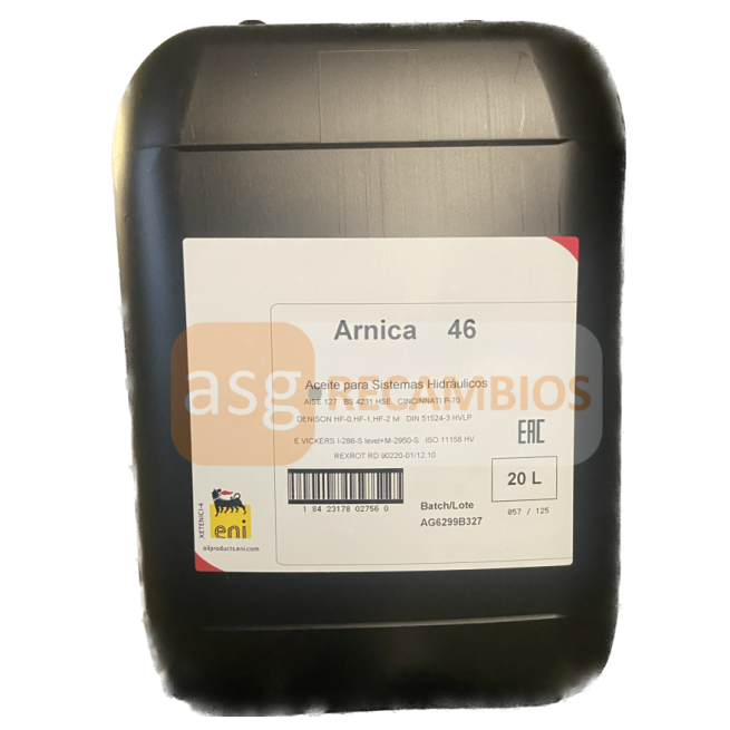 ACEITE HIDRÁULICO ENI ARNICA 20L 46/68