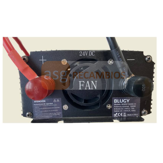 INVERSOR 24V 1500W ONDA MODIFICADA