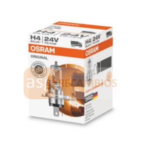 BOMBILLA OSRAM H4 24V 75/70W HALÓGENA
