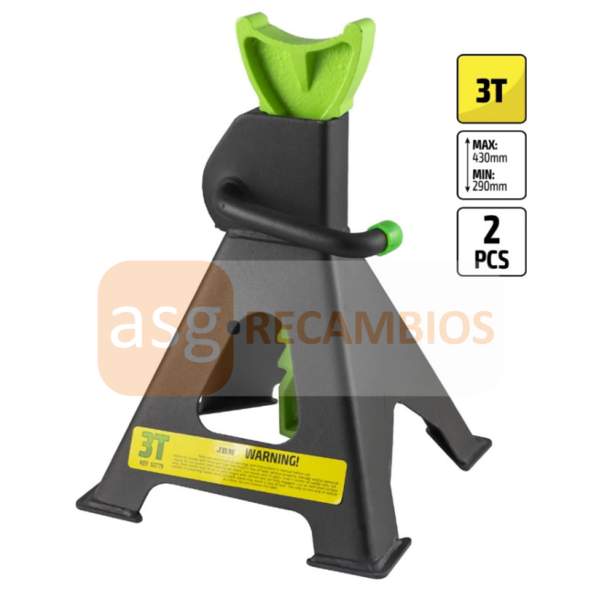 JUEGO DE 2 CABALLETES 3 TONELADAS JBM