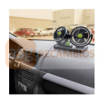 VENTILADOR DE COCHE DOBLE 4"" - 12V