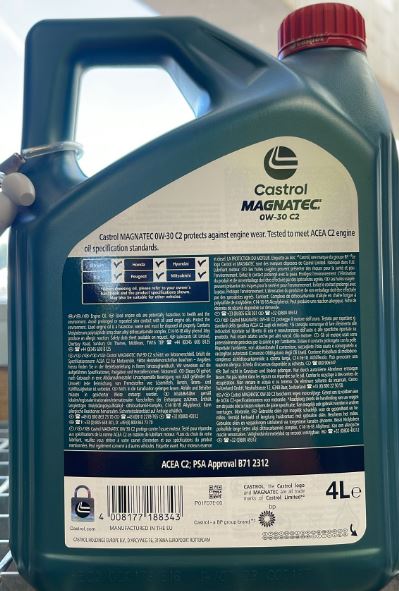 ACEITE CASTROL MAGNATEC 0W30 4L