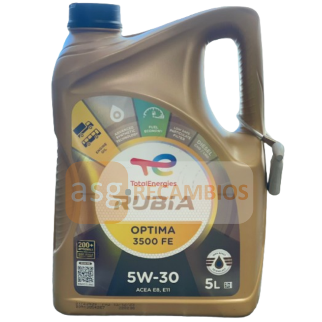 TOTAL RUBIA OPTIMA 3500 FE 5W30 5L