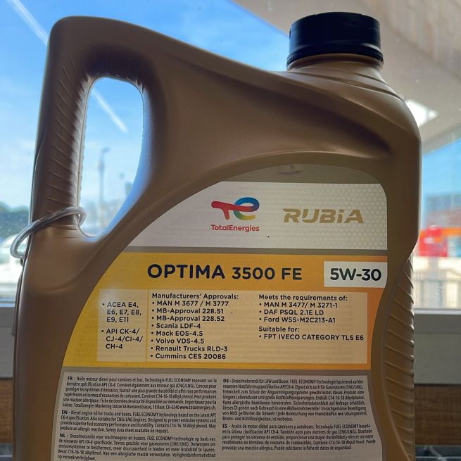 TOTAL RUBIA OPTIMA 3500 FE 5W30 5L
